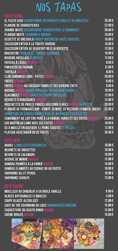 El Loco Cafe - Menu Image 1